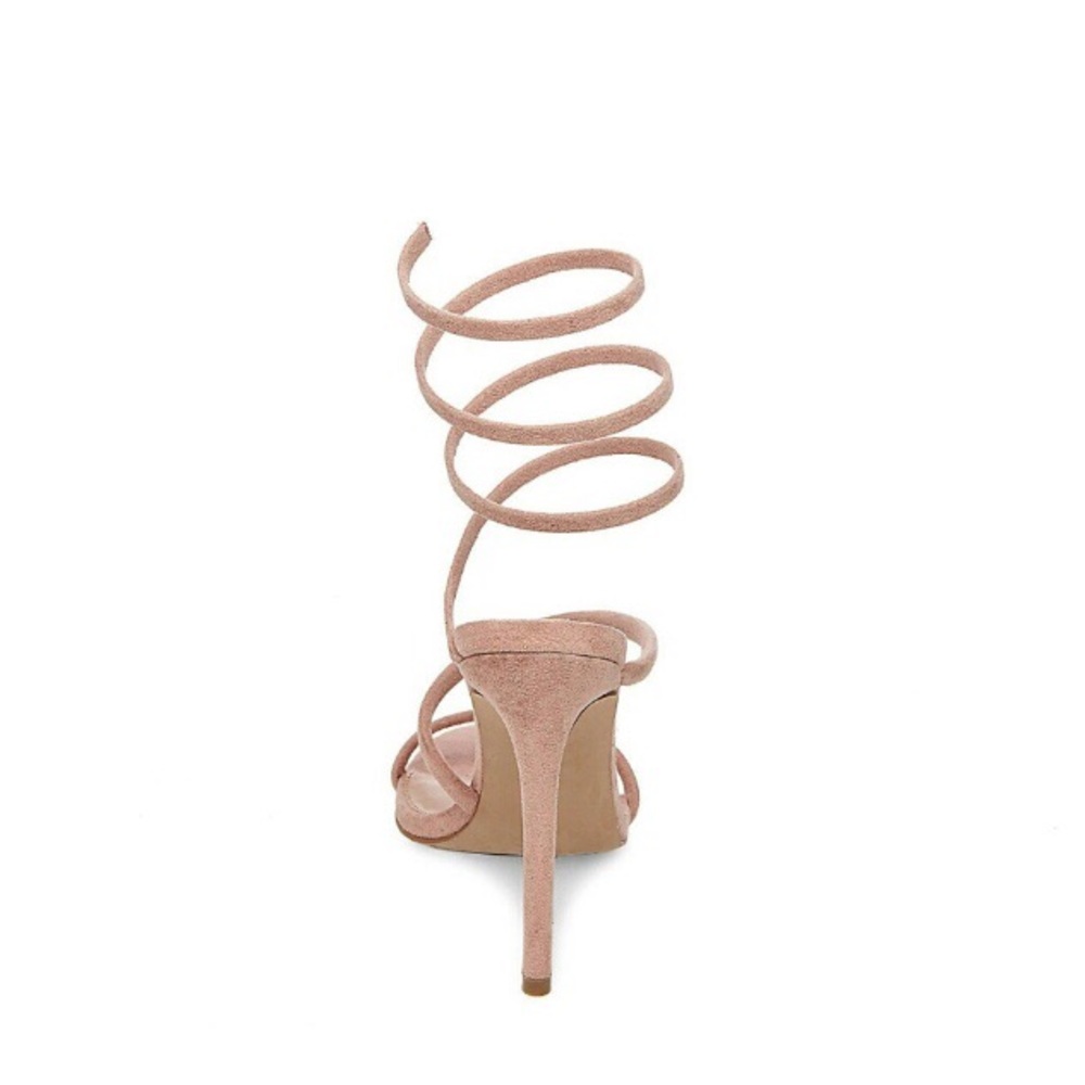 Steve Madden Tiffany Natural Blush Heels NIB - Picture 5 of 8